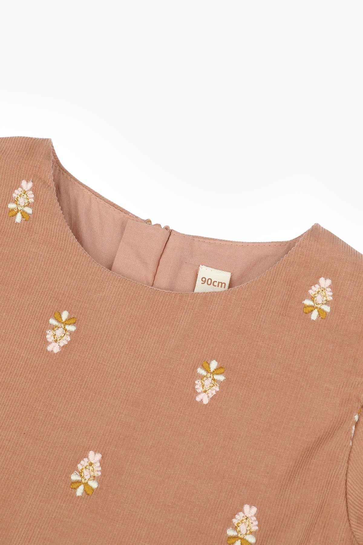 Warm Rose Embroidered Bubble Skirt - Warm Rose Pink