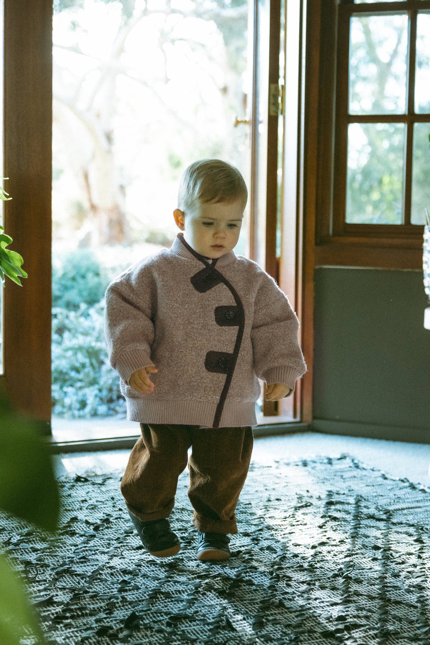 Warm Velvet Light Chestnut Wool  Jacket - Light chestnut