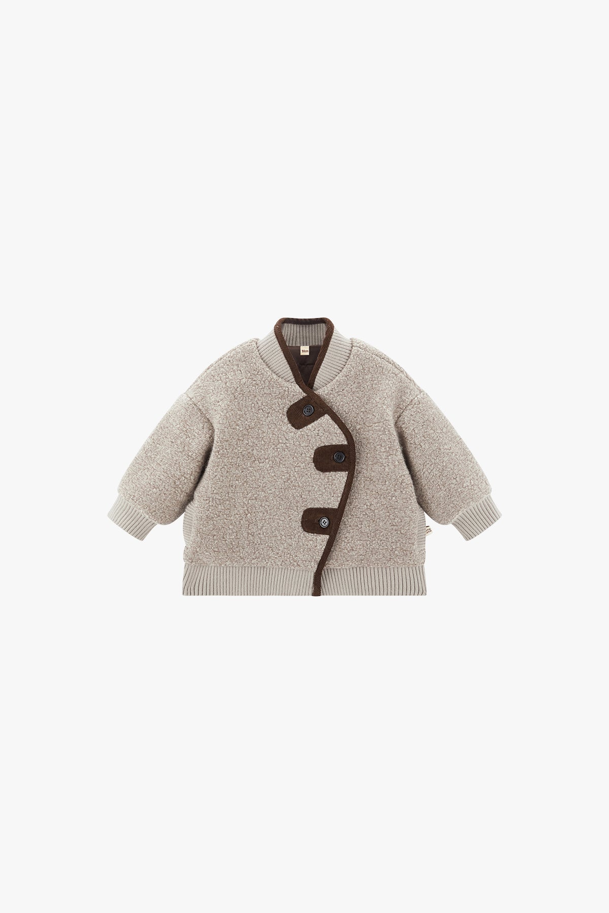 Warm Velvet Light Chestnut Wool  Jacket - Light chestnut
