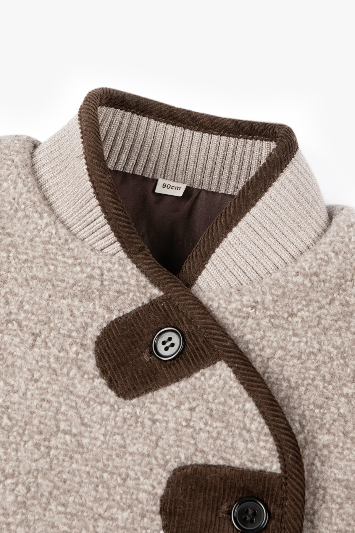 Warm Velvet Light Chestnut Wool  Jacket - Light chestnut
