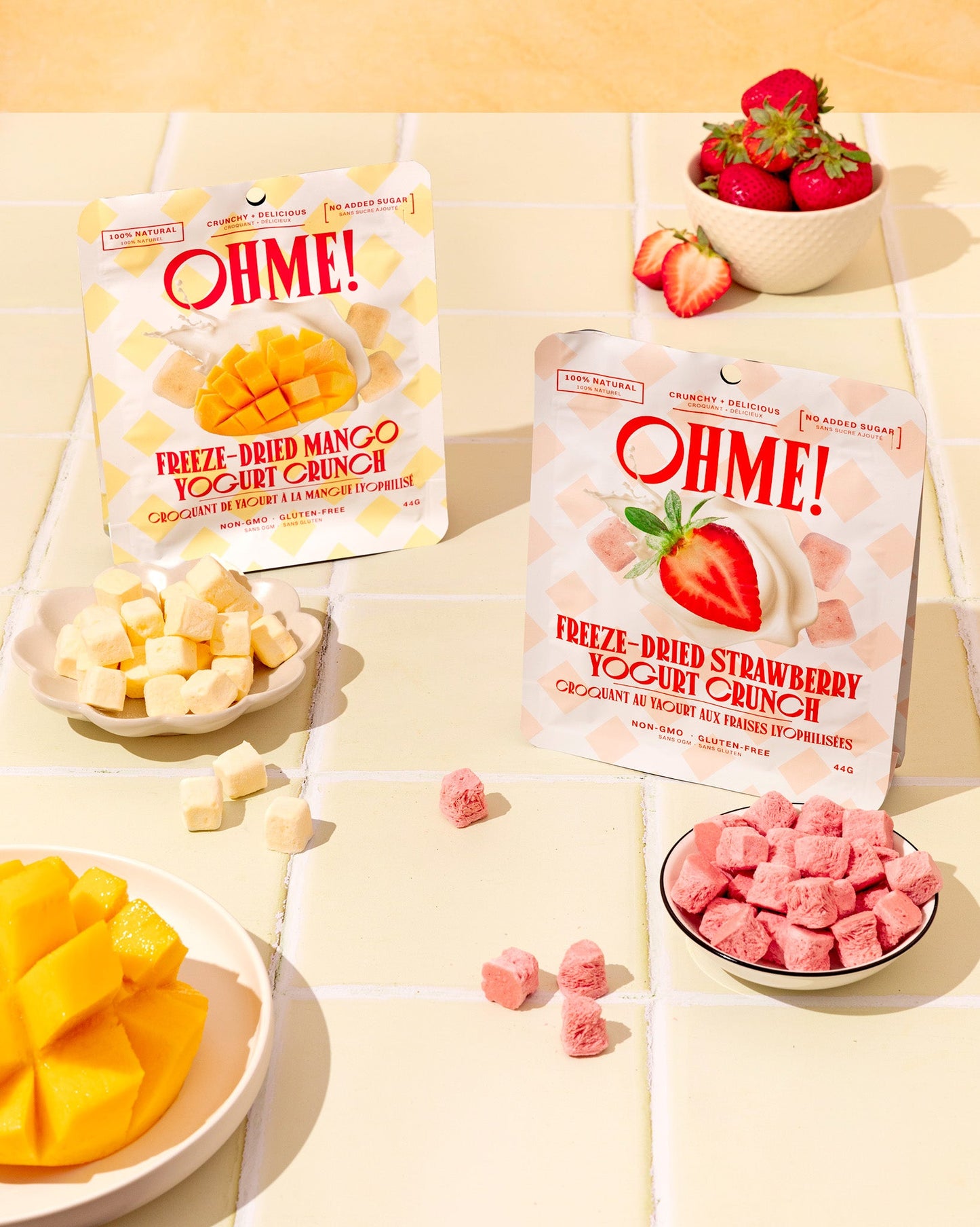 Freeze Dried Mango Yogurt Crunch