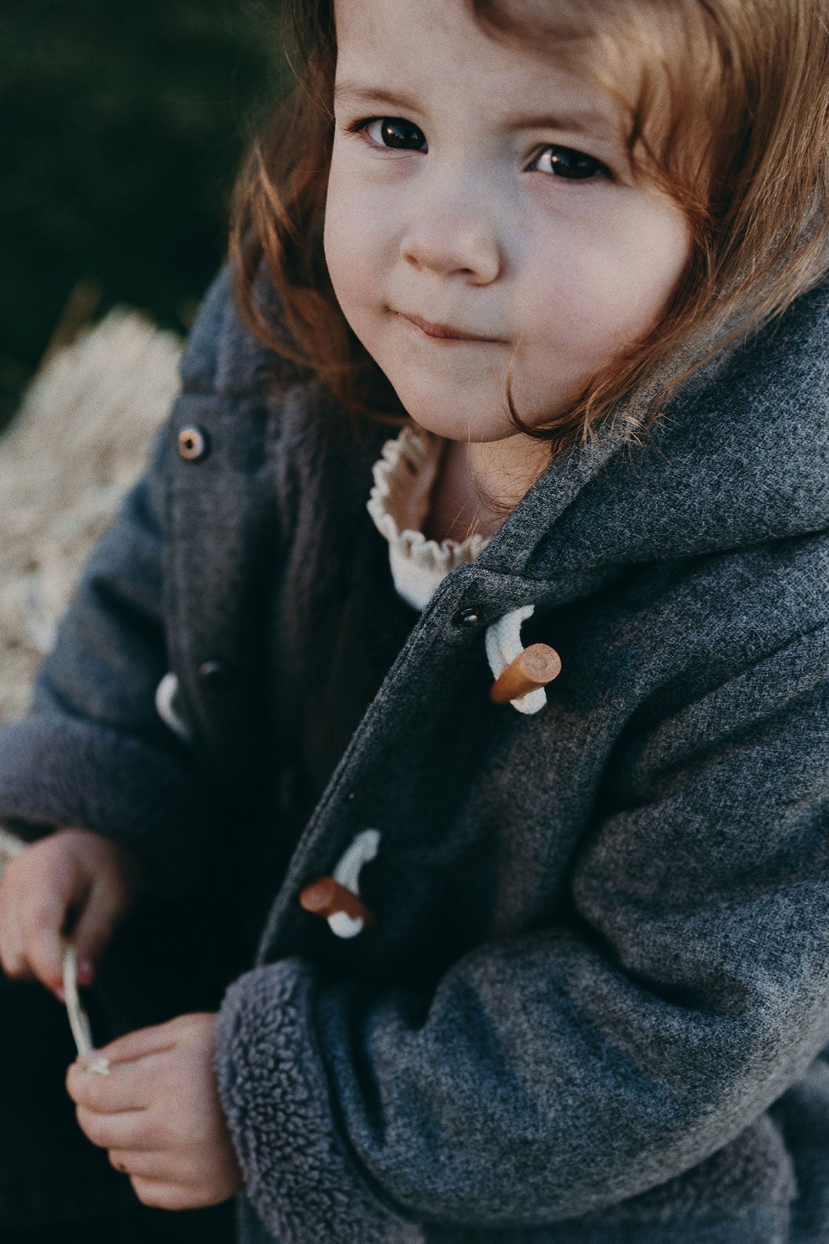 Woolen Coat - Charcoal Grey