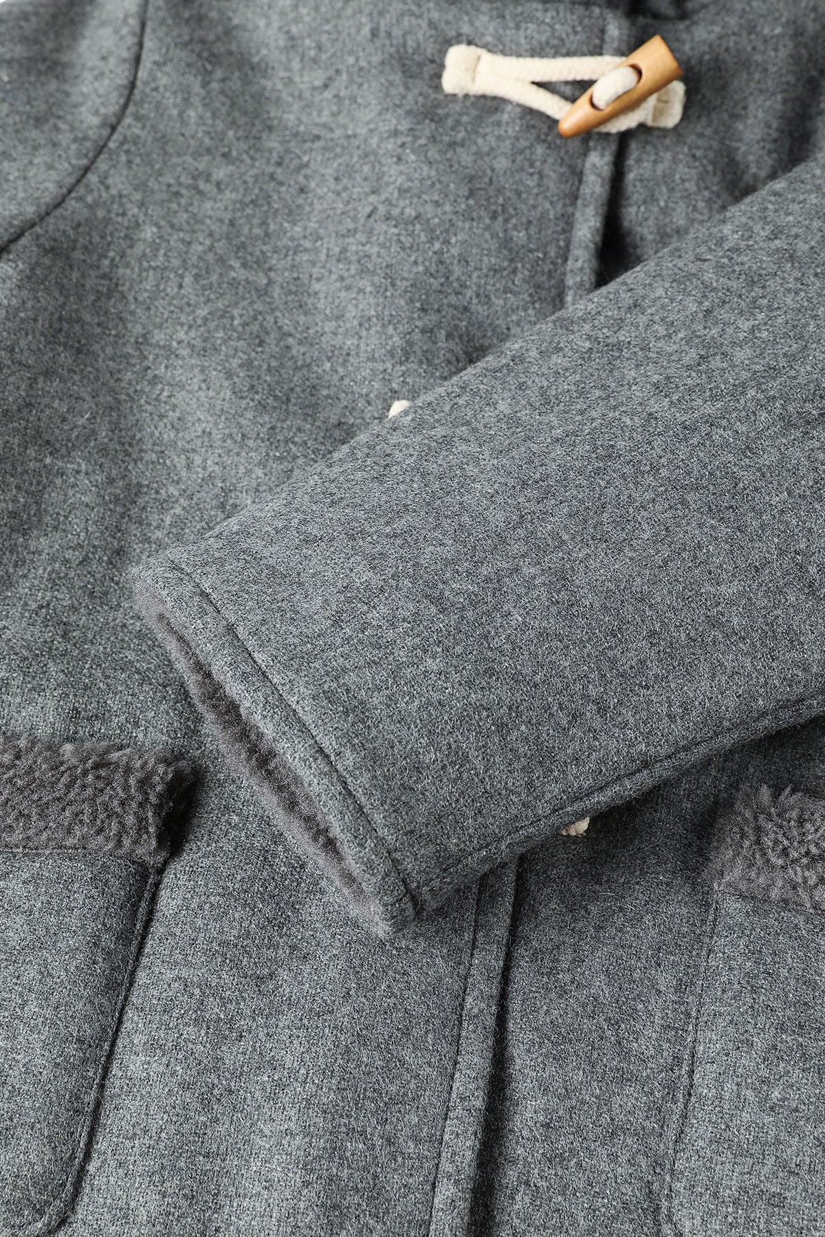 Woolen Coat - Charcoal Grey