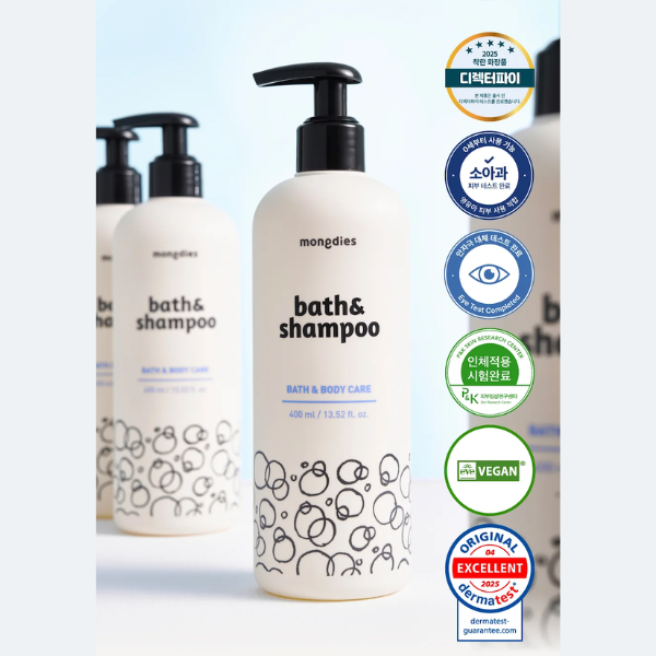 Mongdies Bath & Shampoo 2nd Generation (Upgraded ver.) 400ml