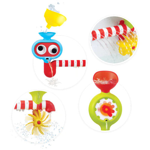 Yookidoo Submarine Spray Station - Water play becomes extreme when you’ve got a submarine… And when that award-winning submarine sprays water into the funny activity station, it sets off a string of magical chain reactions, creating endless delight and exploration during bath time.