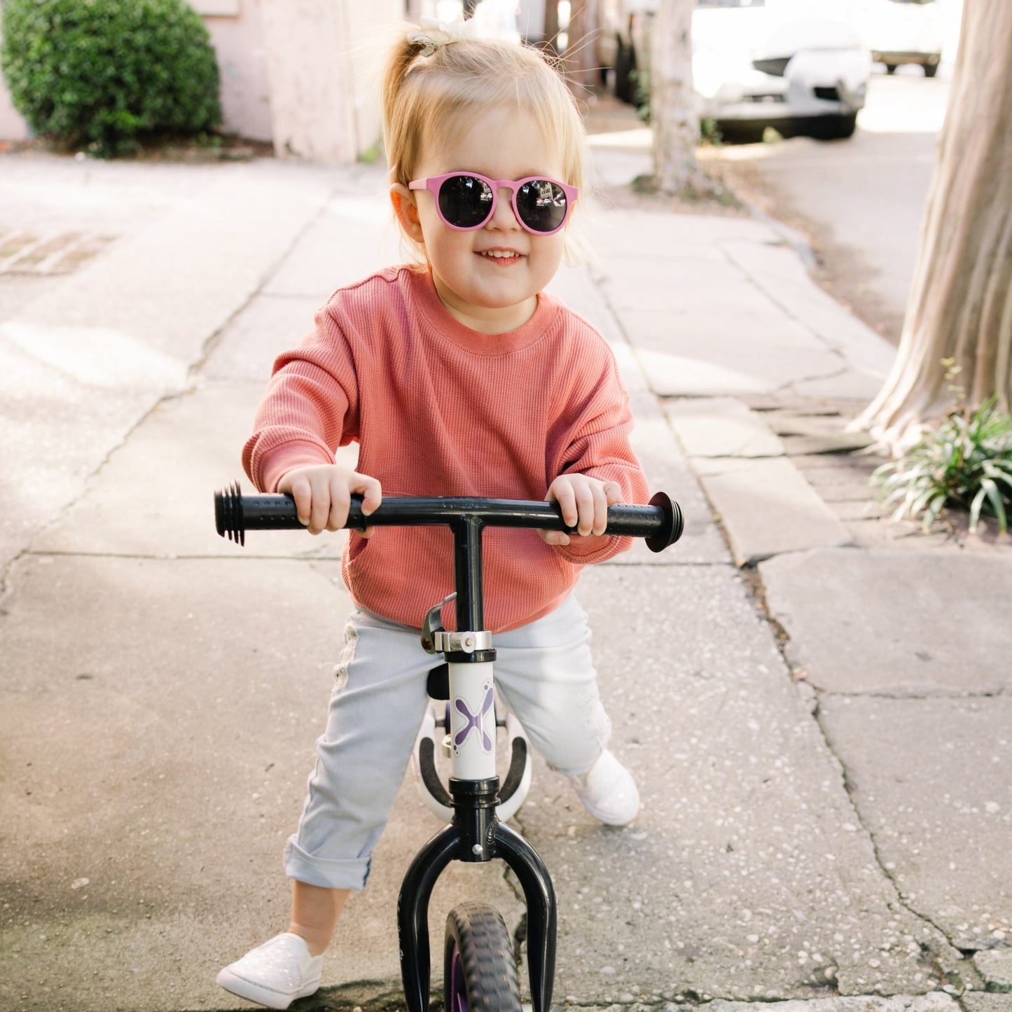 Non-Polarized Keyhole Sunglasses | Moon Cherry
