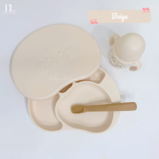 UBMOM stay-put Food Tray  Beige