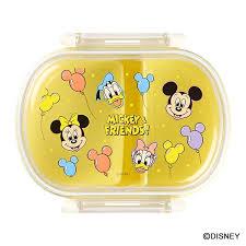 Skater Mickey & Friends Clear Bento Box (360ml)