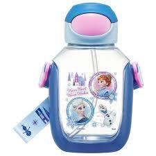 Skater Frozen Straw Water Bottle (530ml)