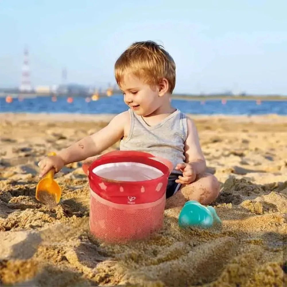 Hape - Fold and Go Beach Toy Set Toys