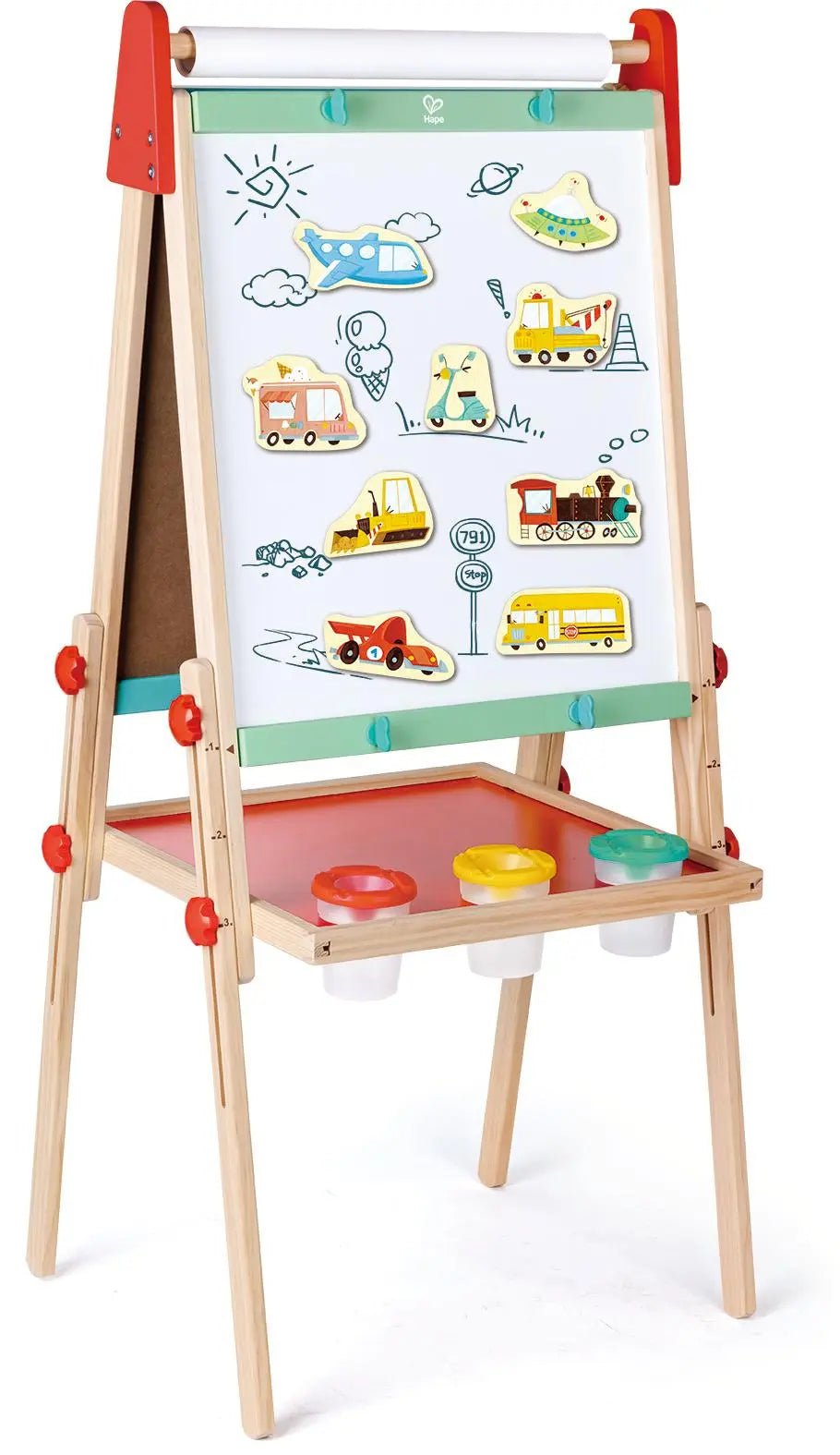 Hape - Magnetic Vehicles Set All Toys
