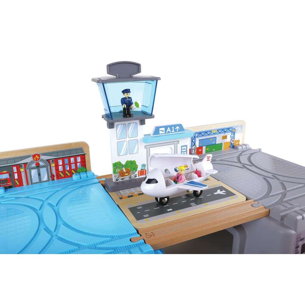 Hape - Mega Metropolis Train Bucket Set All Toys