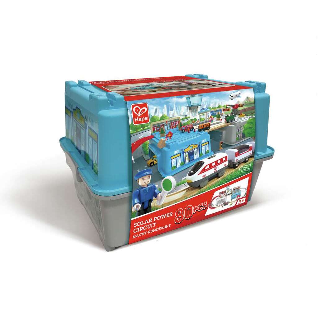 Hape - Mega Metropolis Train Bucket Set All Toys