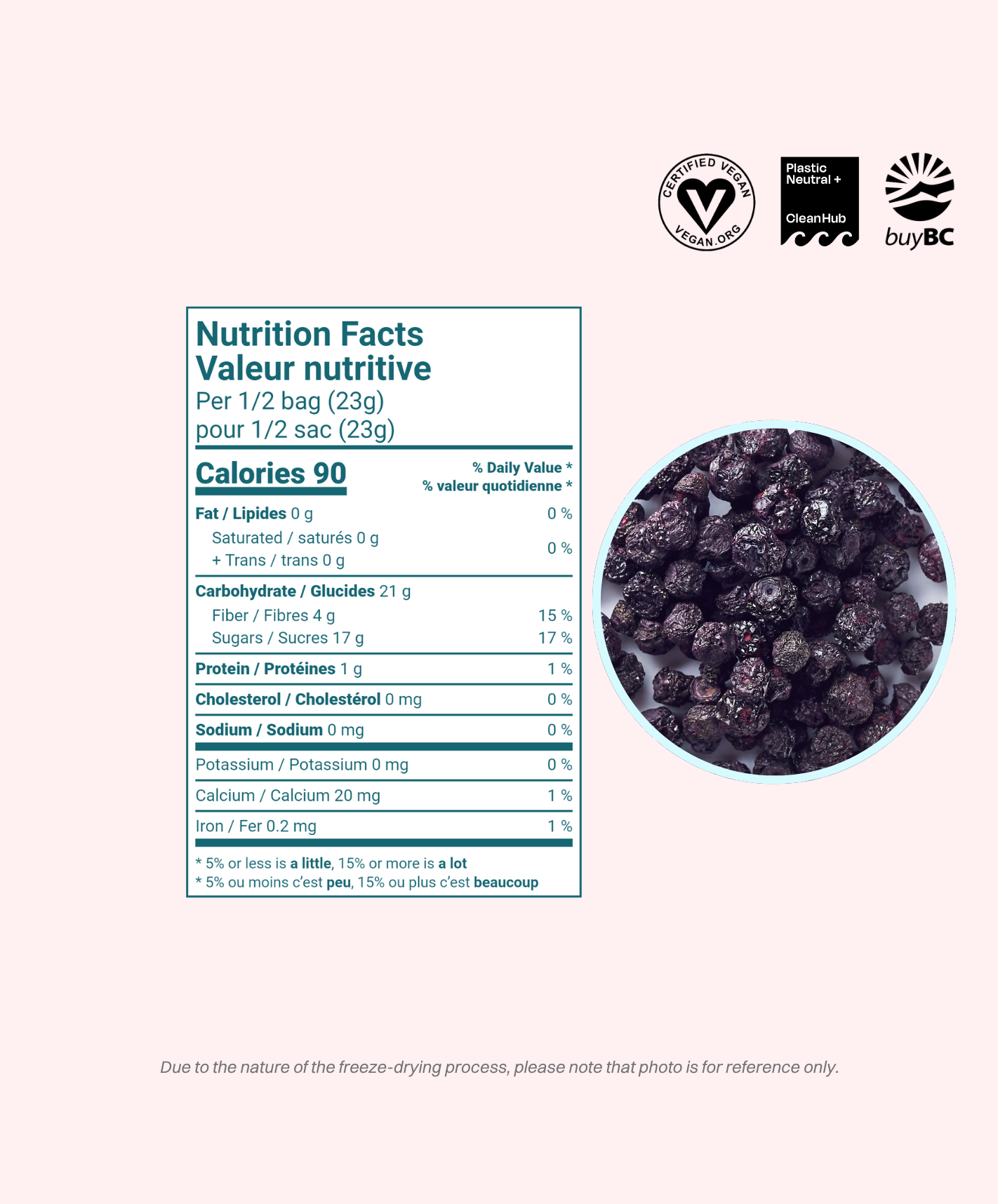 Freeze Dried Blueberries (Whole)