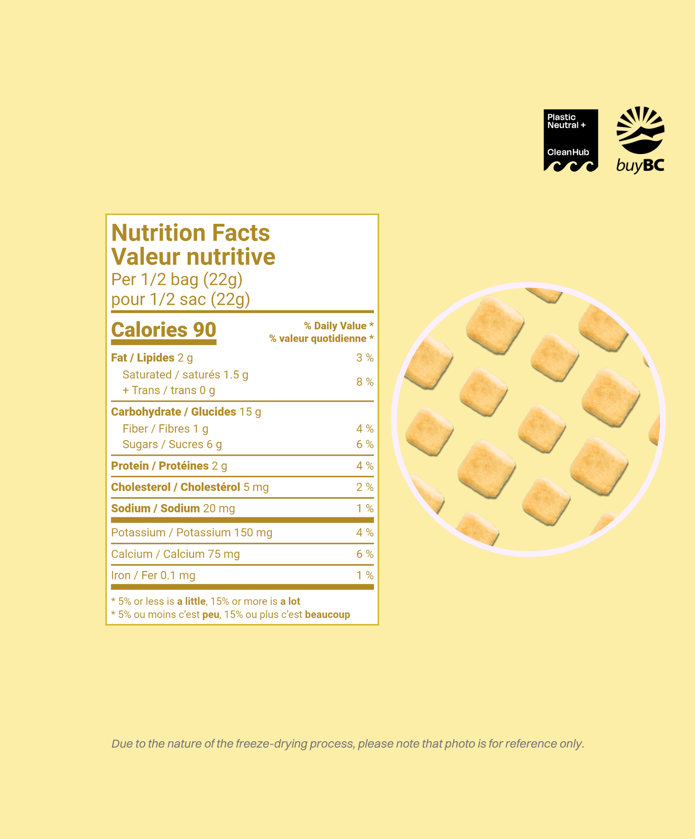 Freeze Dried Mango Yogurt Crunch