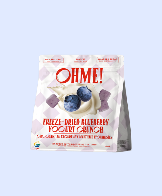 Freeze Dried Blueberry Yogurt Crunch