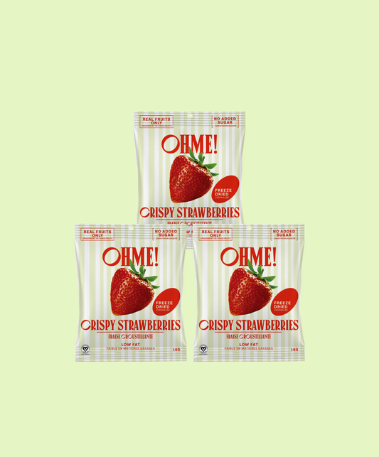 Crispy Strawberries Snack Size (Pack of 3)