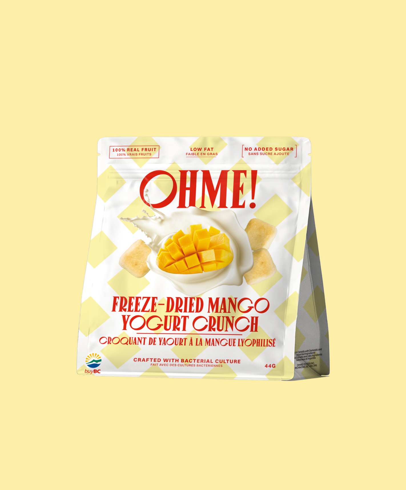 Freeze Dried Mango Yogurt Crunch