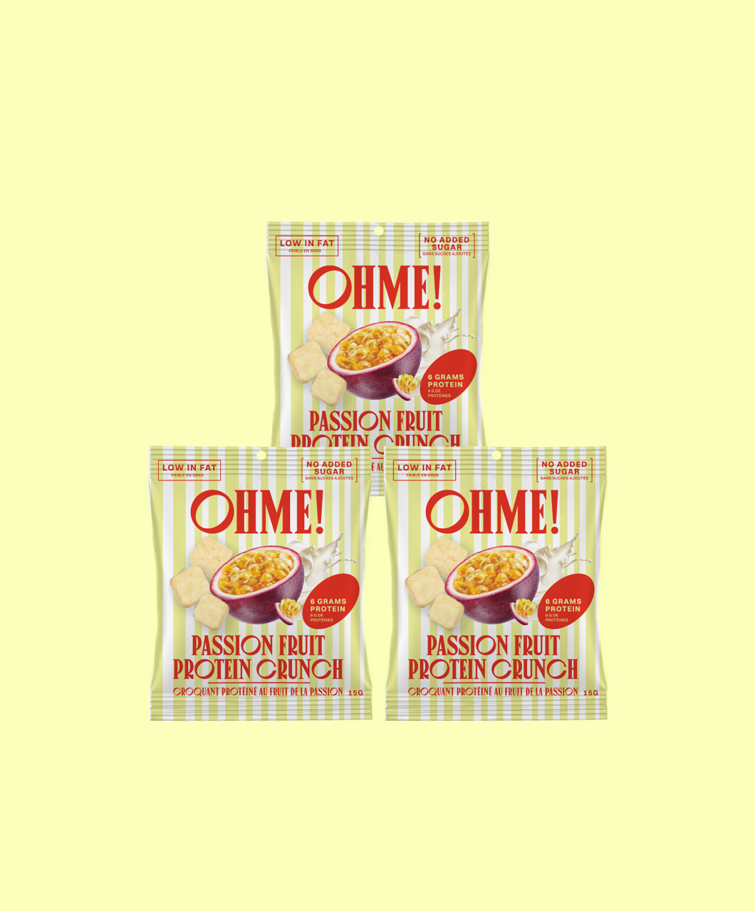 Passion Fruit Protein Crunch Snack Size (Pack of 3)