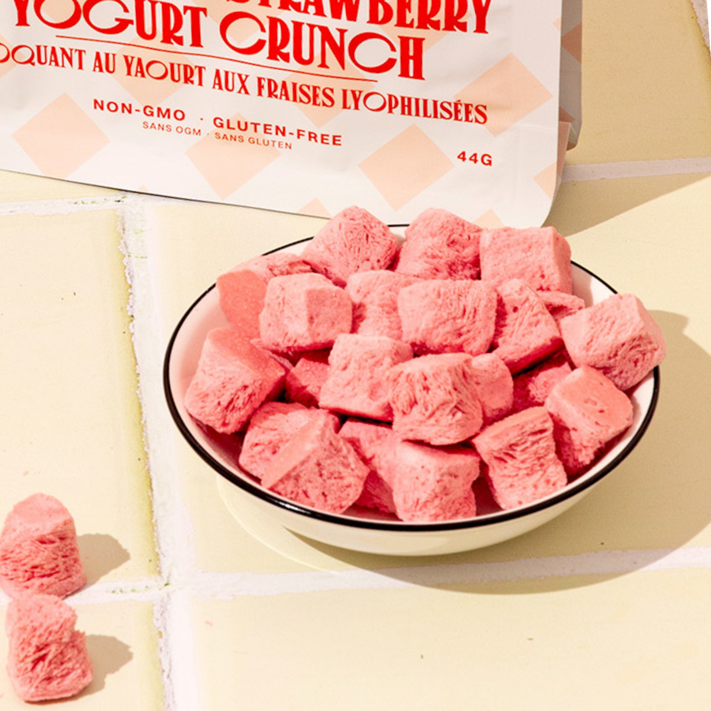 Freeze Dried Strawberry Yogurt Crunch