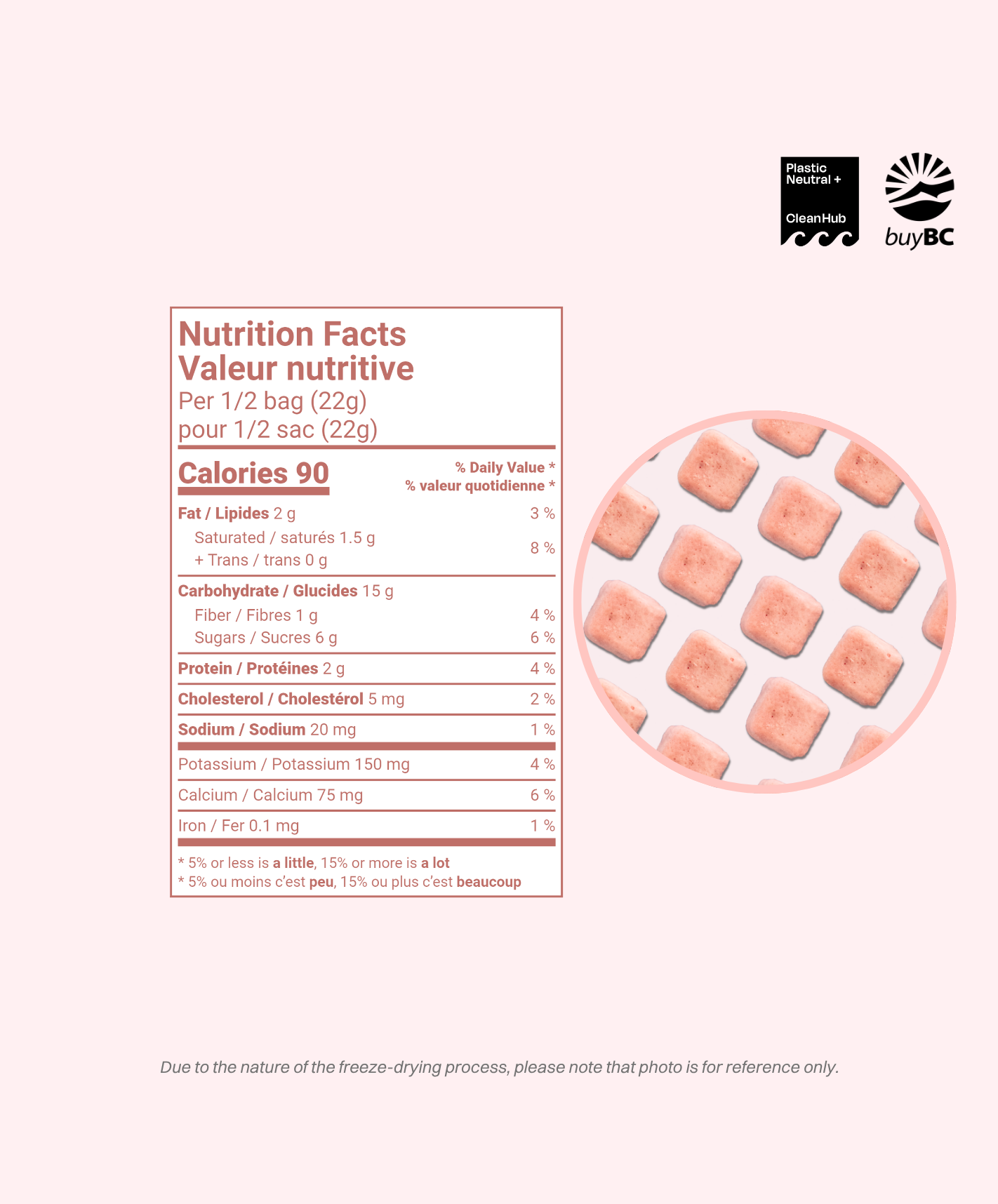 Freeze Dried Strawberry Yogurt Crunch