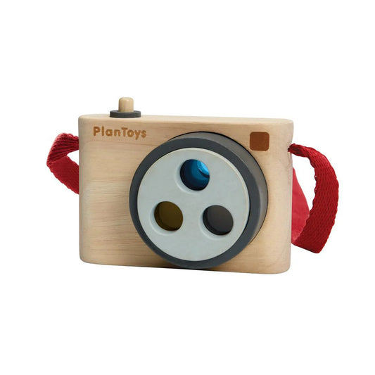Plan Toys coloured snap camera