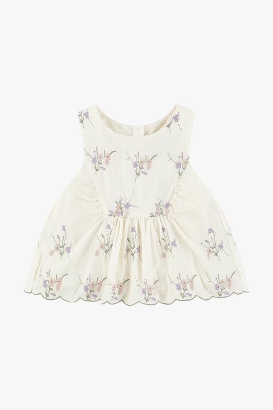 Embroidered Tank Top - Iris