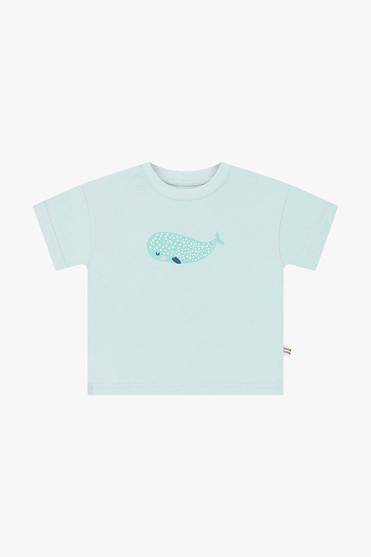 Ocean Printed T-Shirt - Little Whale