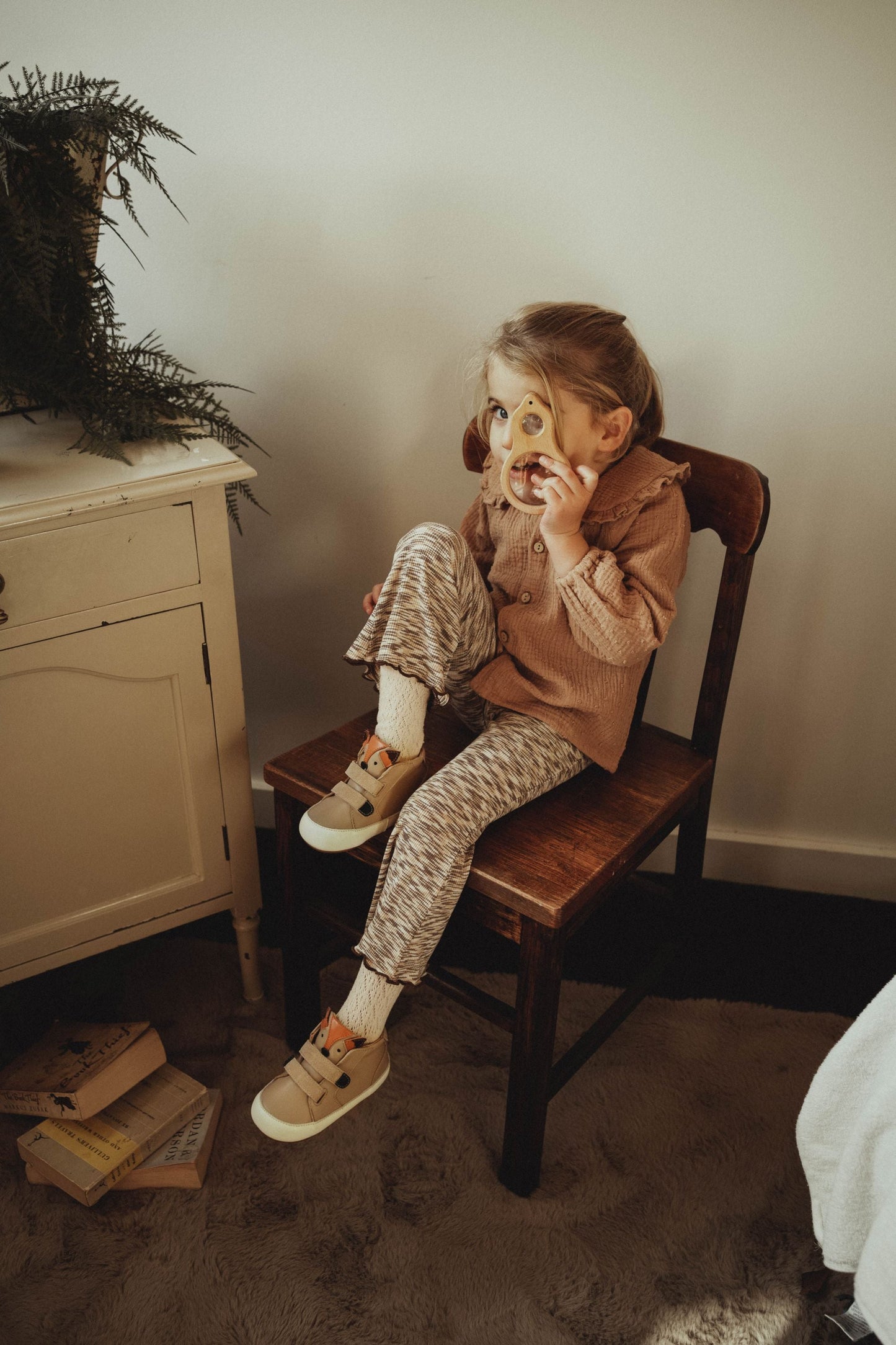 Double Layer Crepe Blouse - Caramel