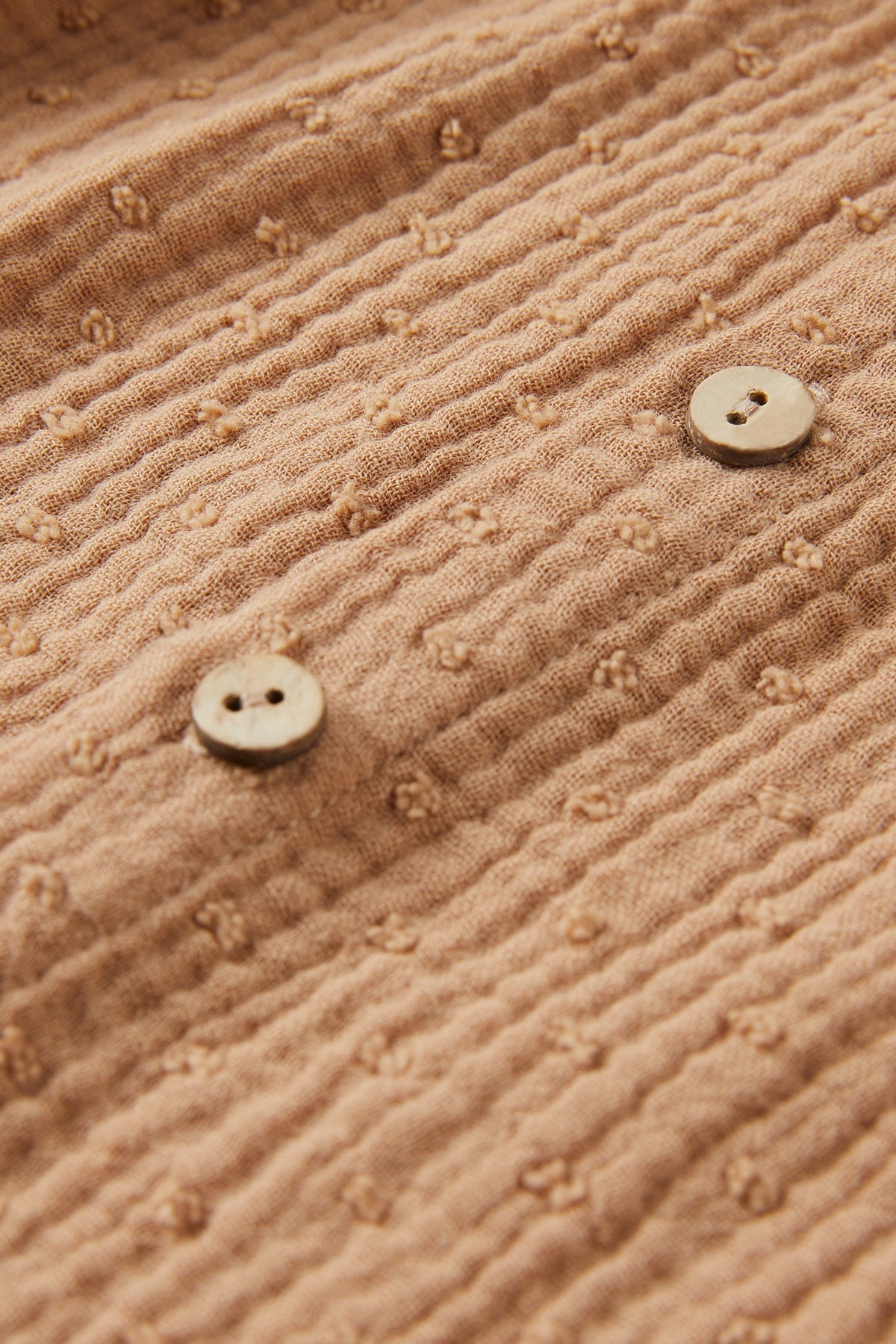 Double Layer Crepe Blouse - Caramel