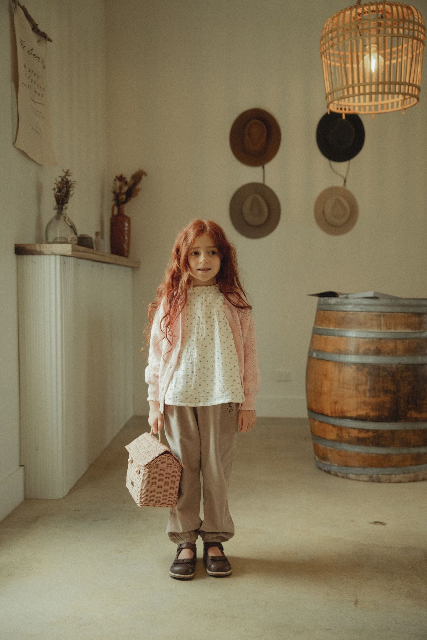Long Sleeved Cardigan - Pale Pink