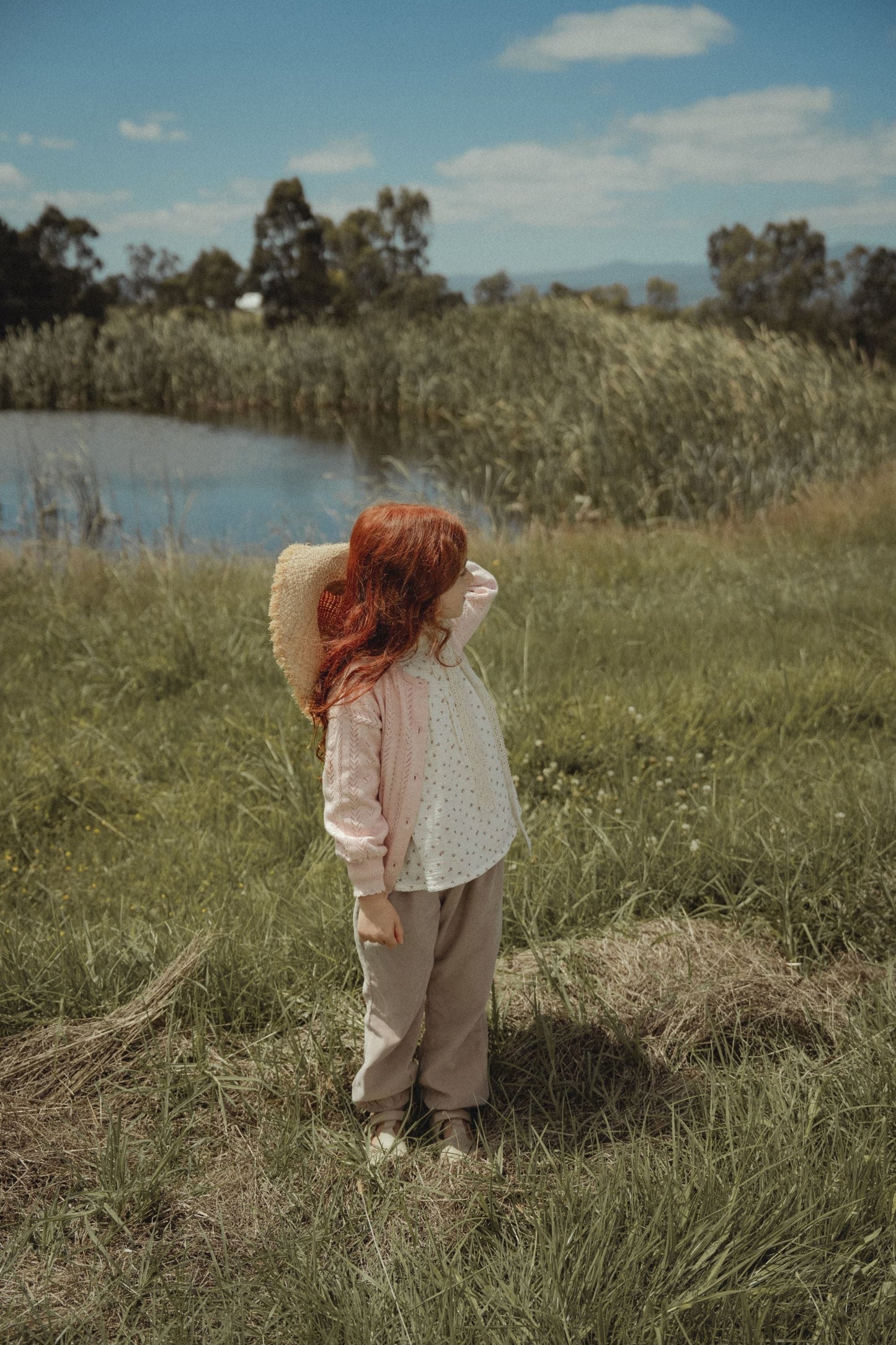 Long Sleeved Cardigan - Pale Pink