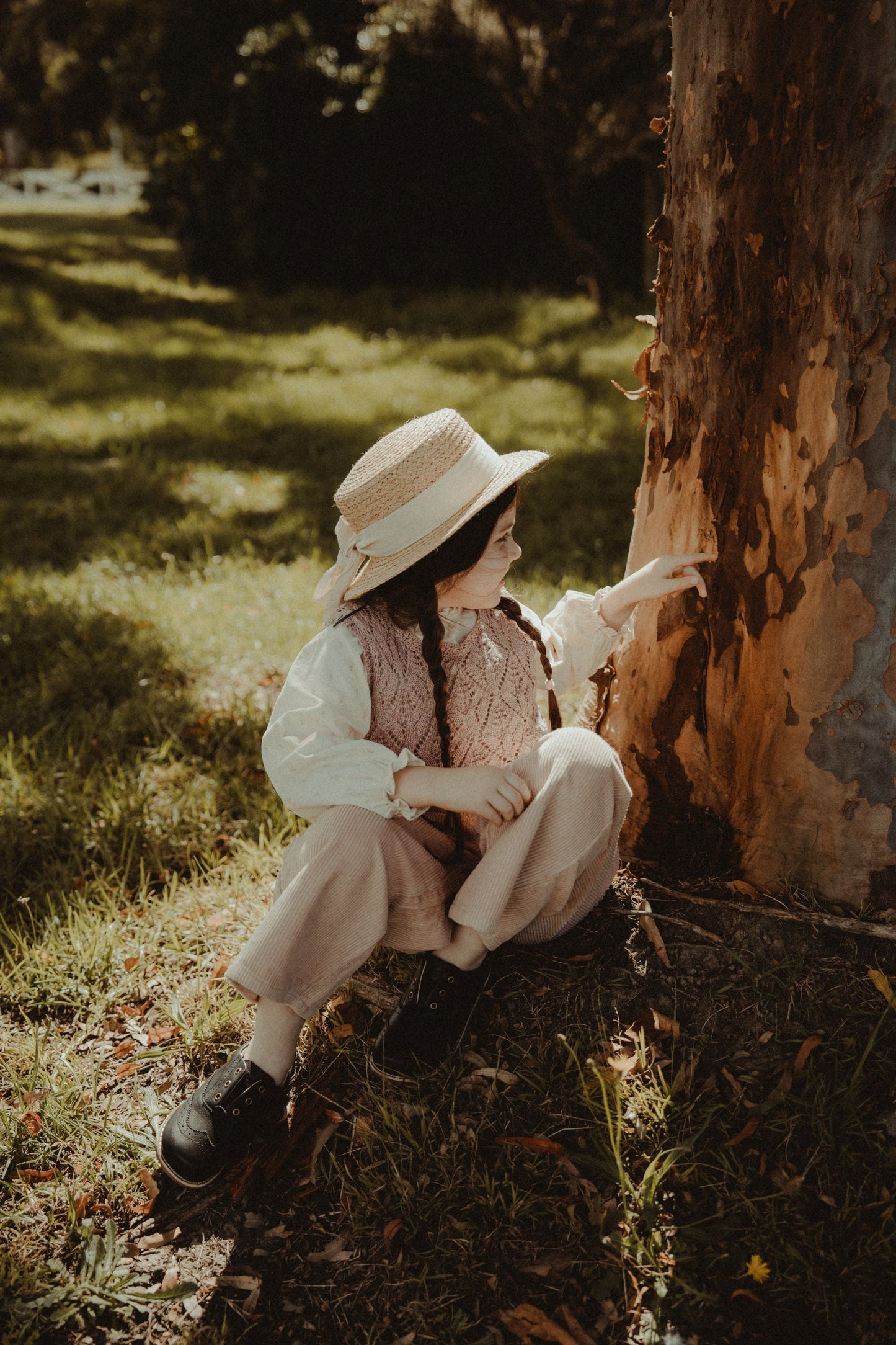 Blouse & Vest Set - Dusty Pink