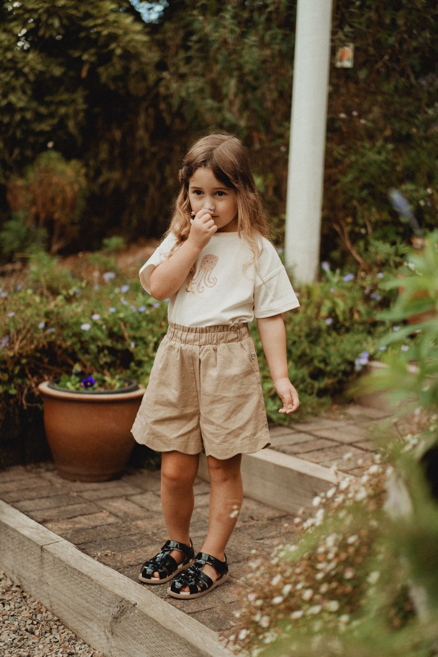 Ocean Printed T-Shirt - Little Octopus