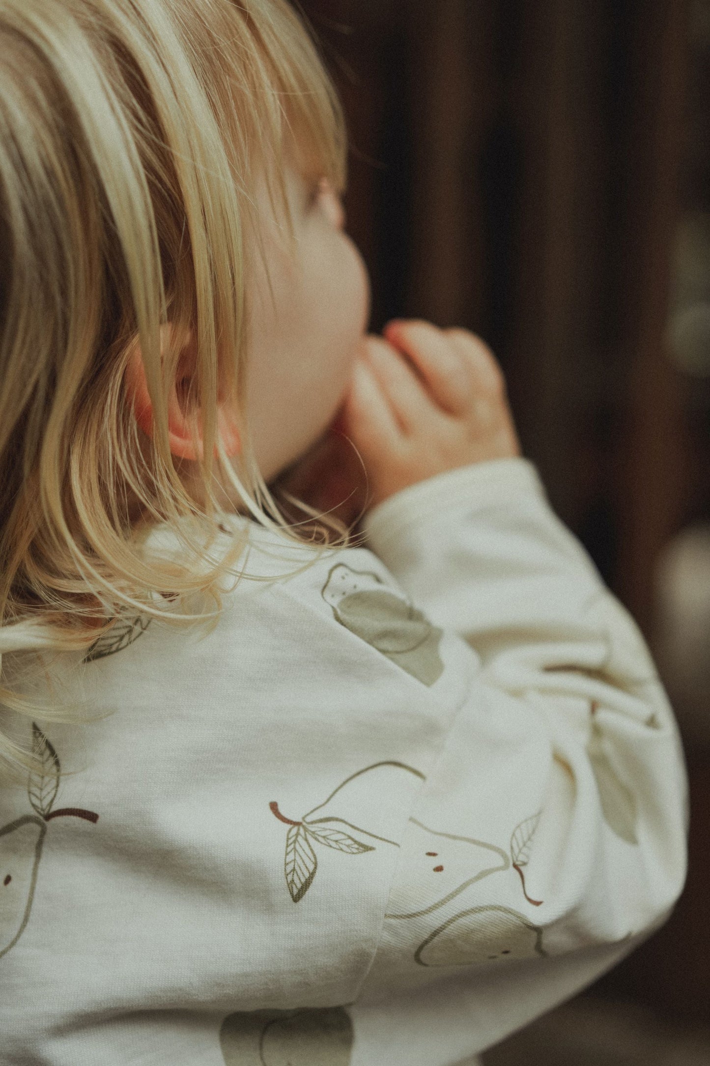 Fruit Long Sleeve T-Shirt - Pear