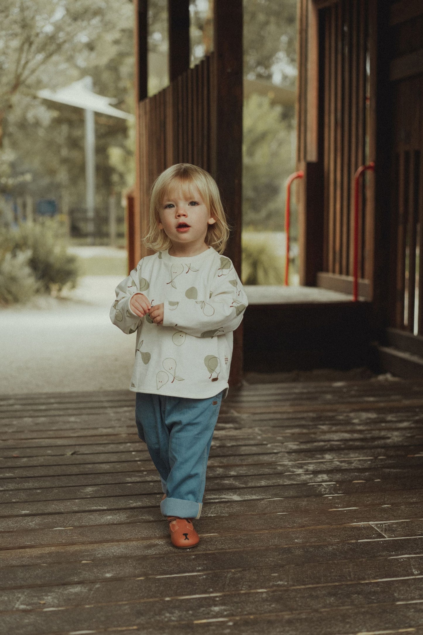 Fruit Long Sleeve T-Shirt - Pear