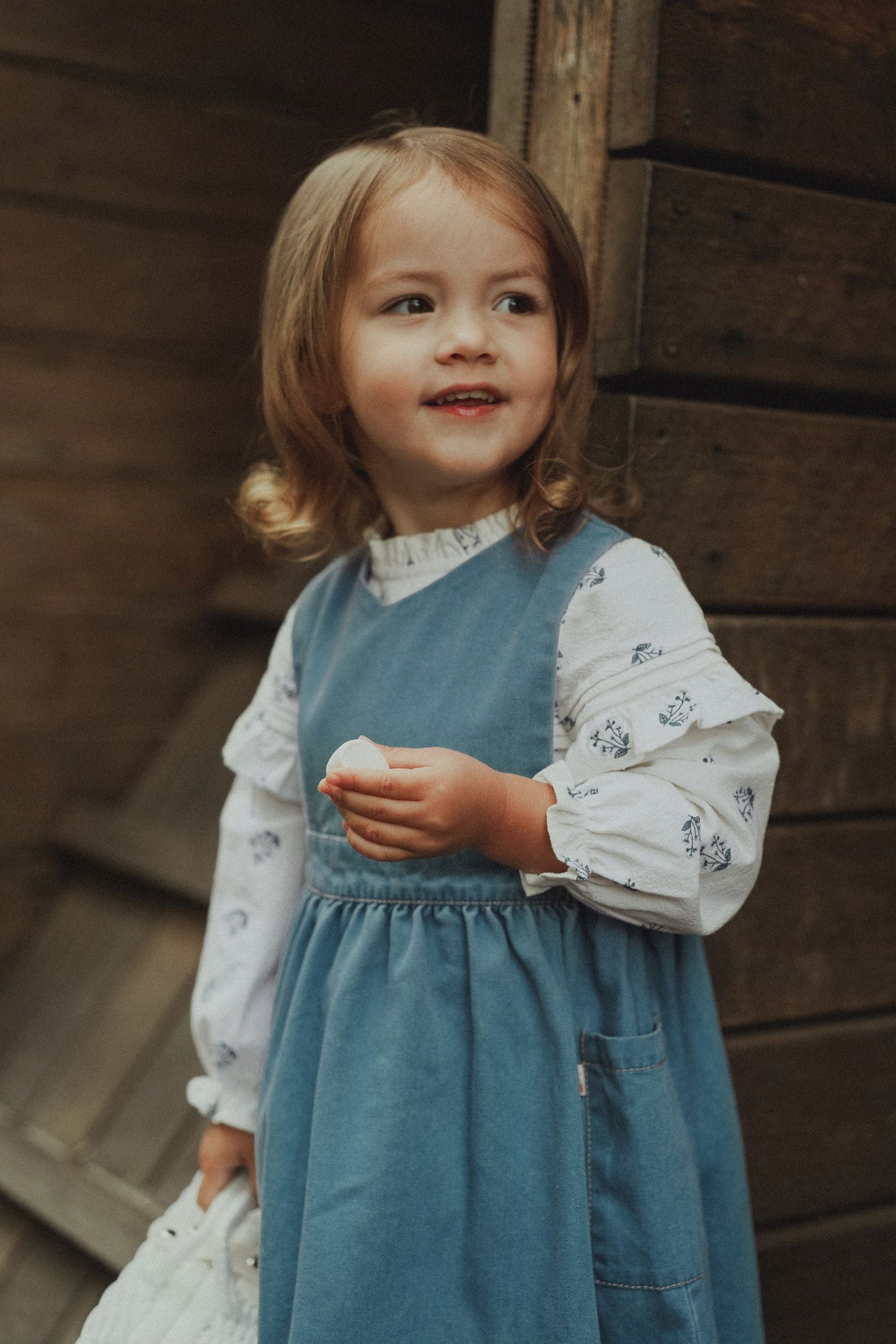 Tencel Denim Vest Dress - Denim Blue