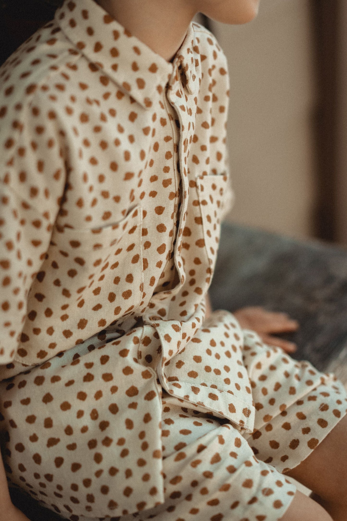 Leopard Print Linen Shirt - Leopard Print