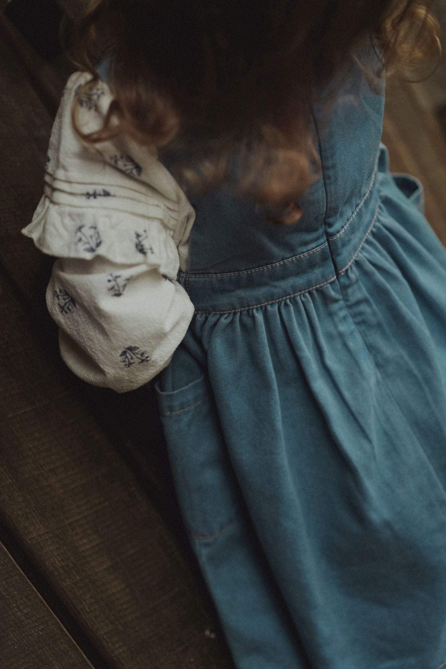 Tencel Denim Vest Dress - Denim Blue