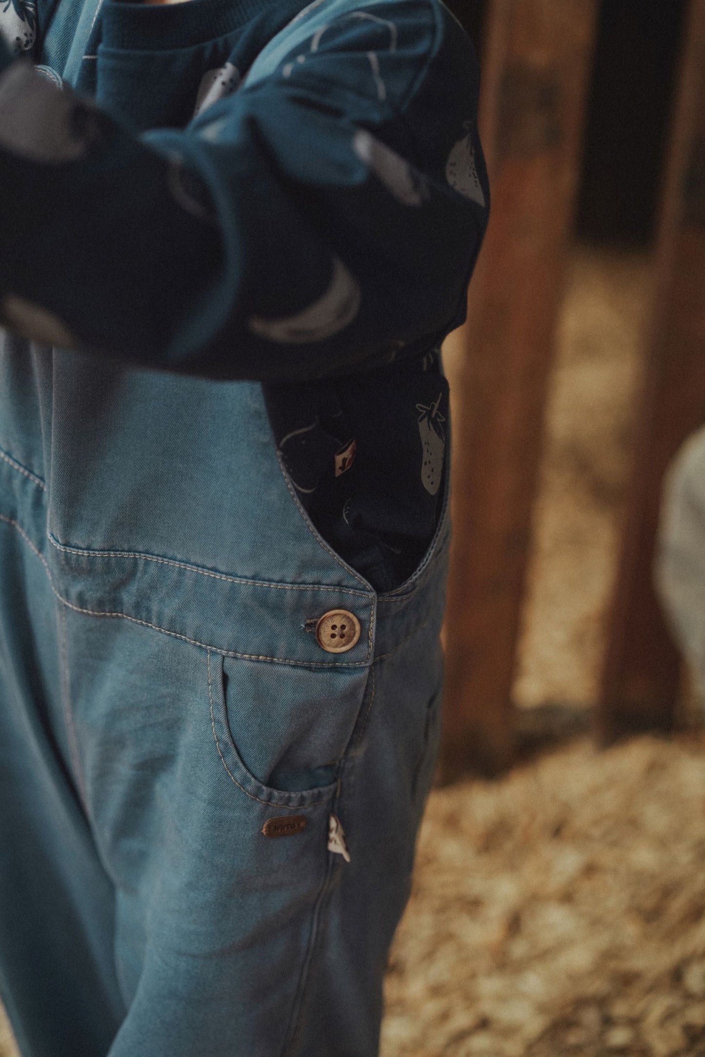 Tencel Denim Overalls - Denim Blue