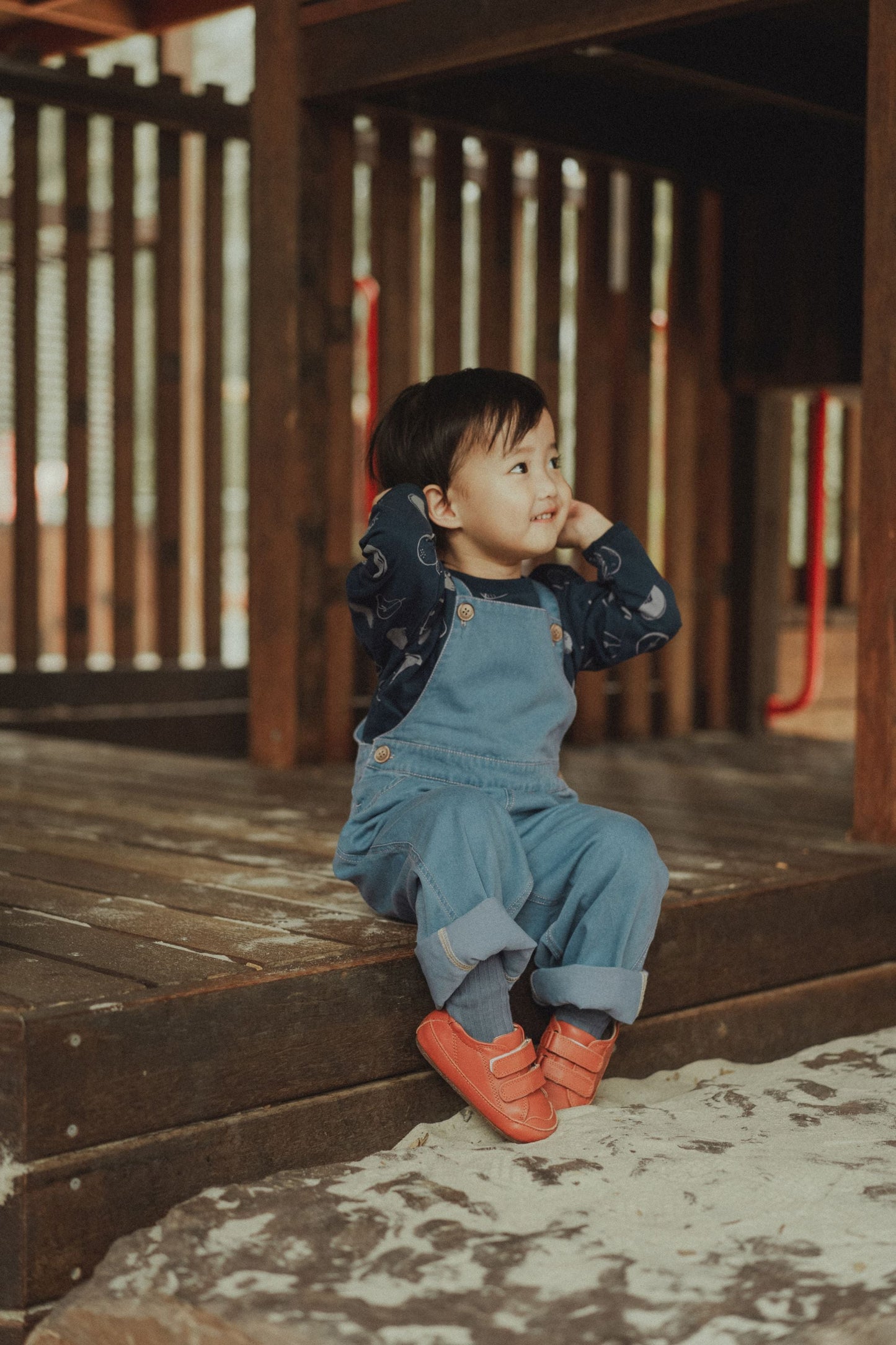 Tencel Denim Overalls - Denim Blue