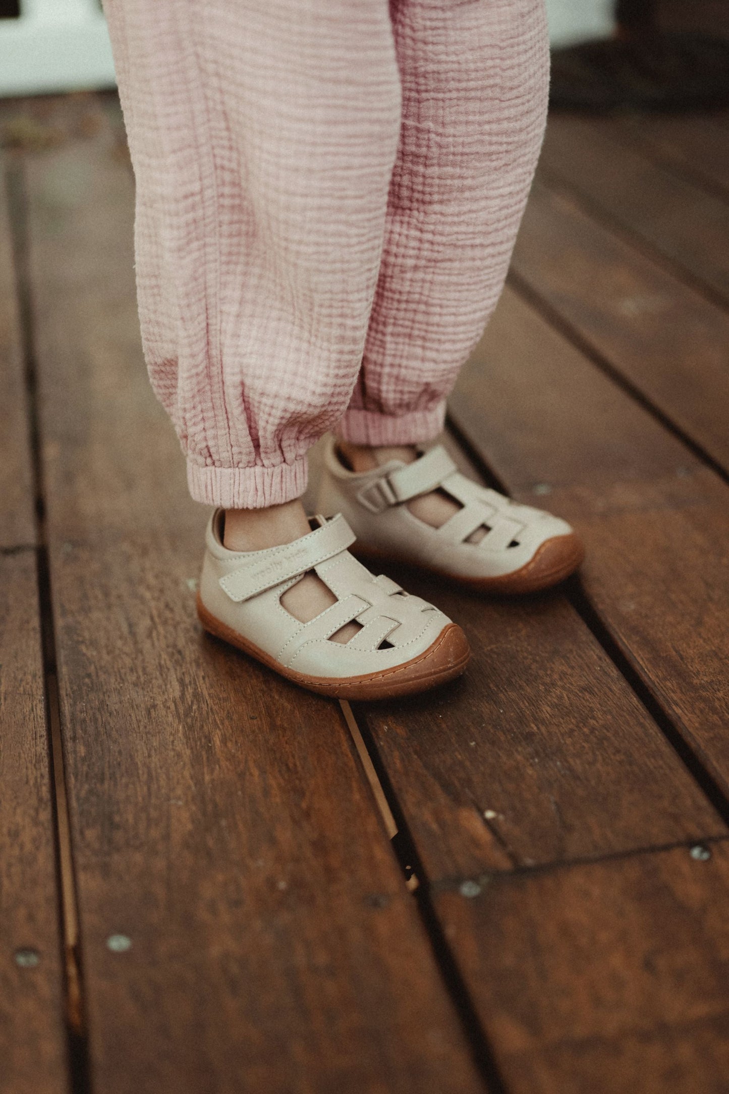 Double Layer Crepe Pants - Peach