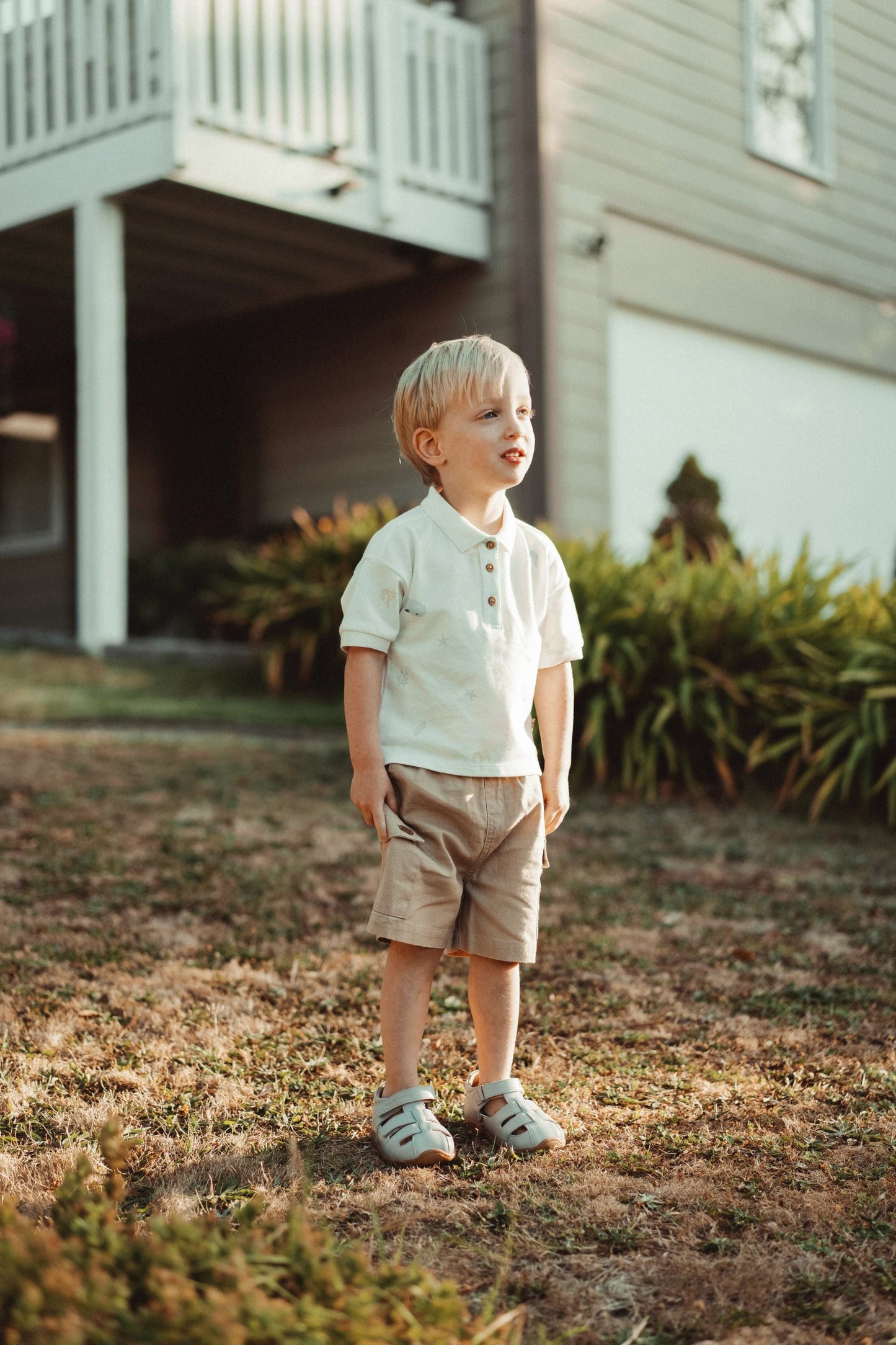 Linen Workwear Pants - Sand