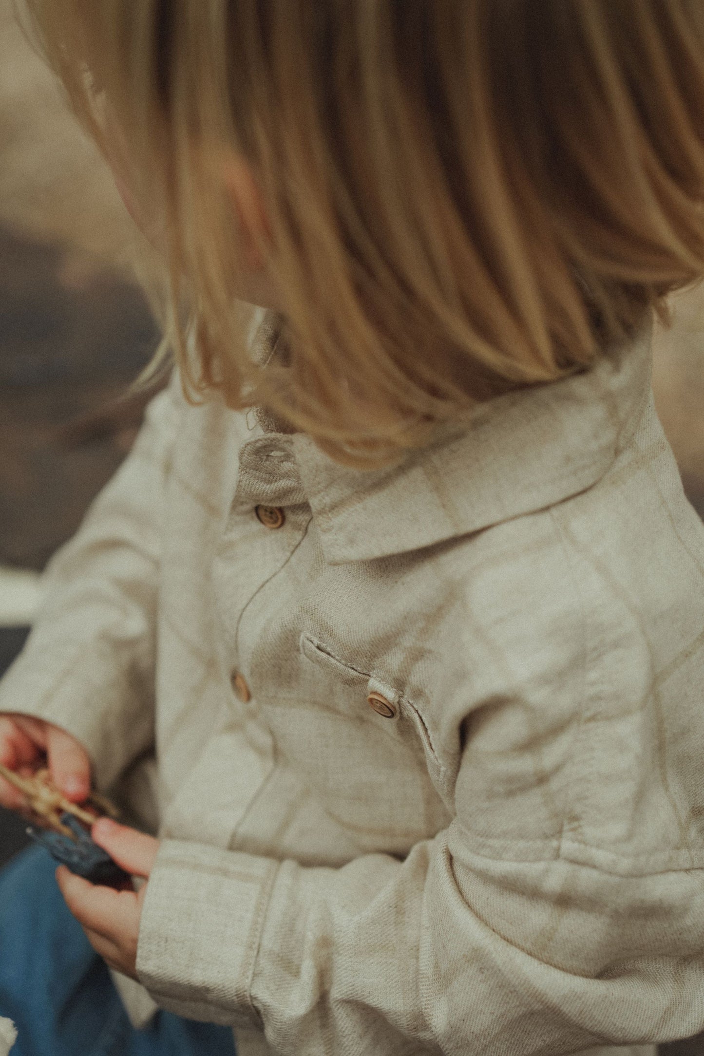 Long Sleeve Linen Shirt - Linen
