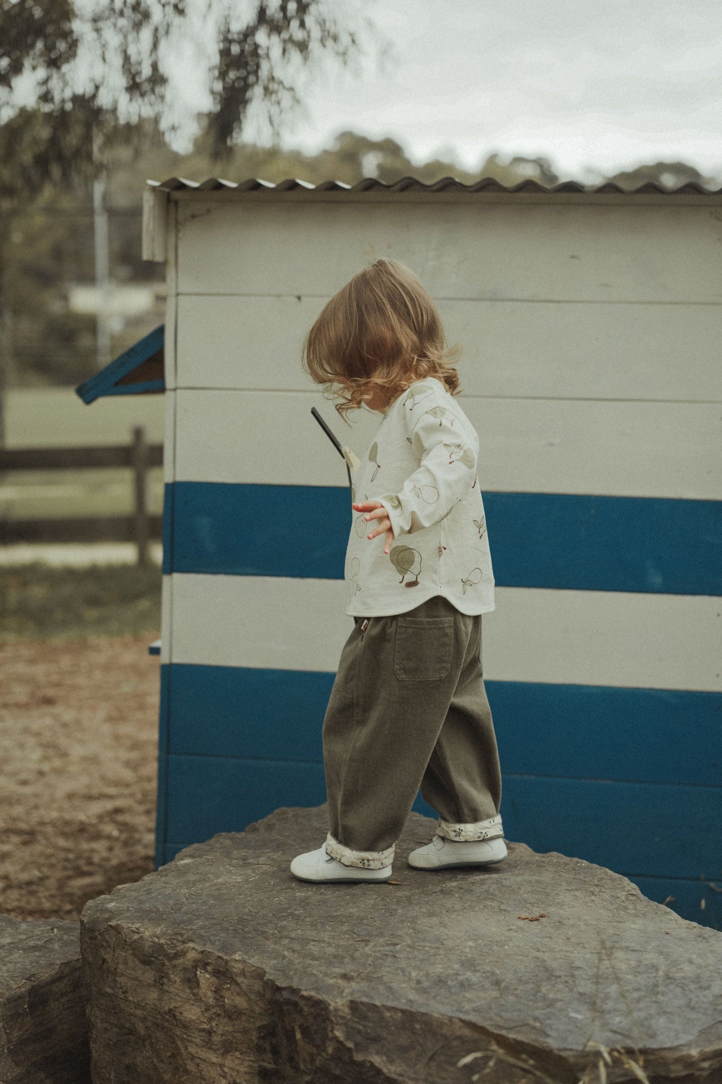 Twill Trousers - Sage