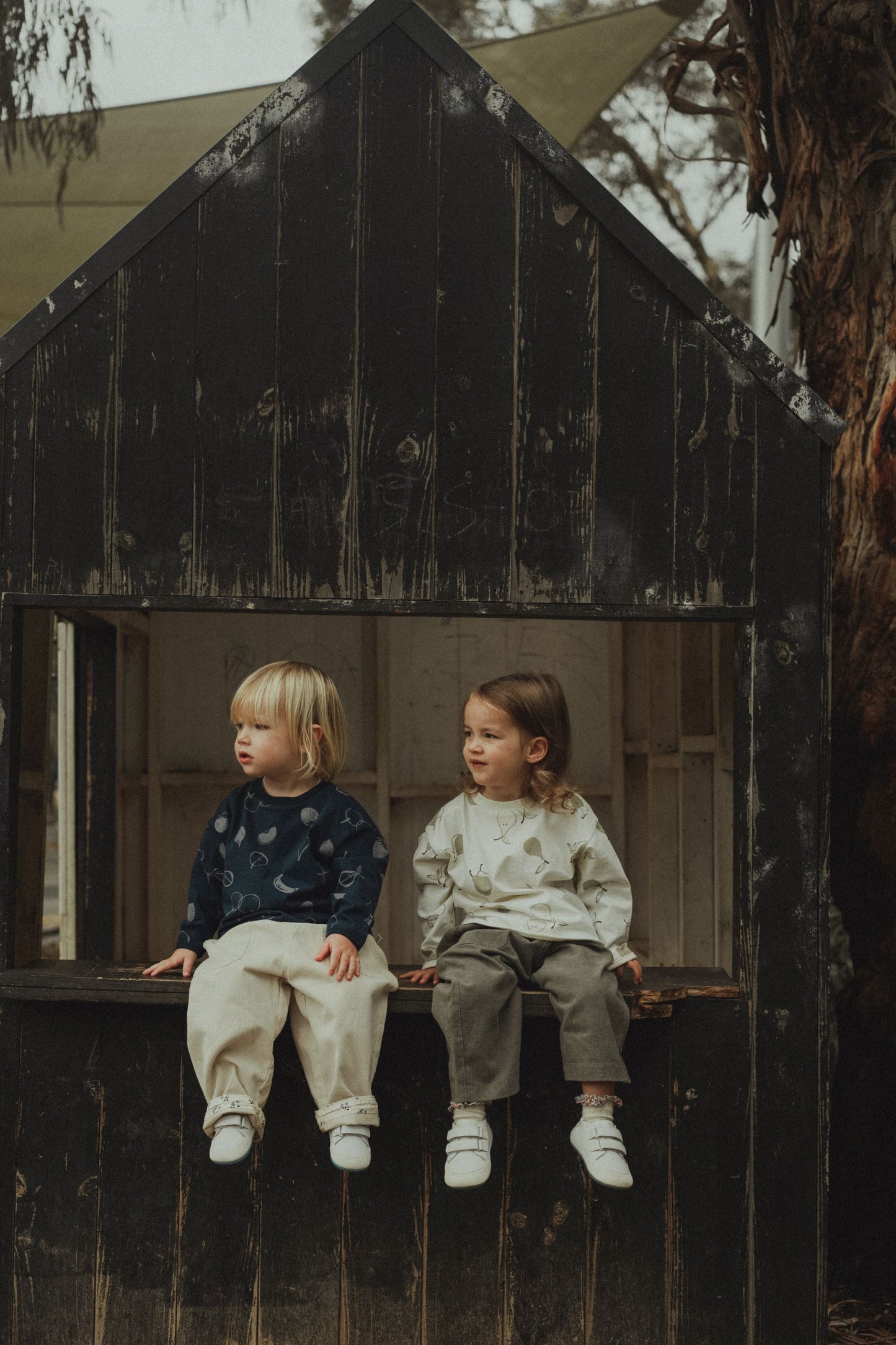 Twill Trousers - Ecru