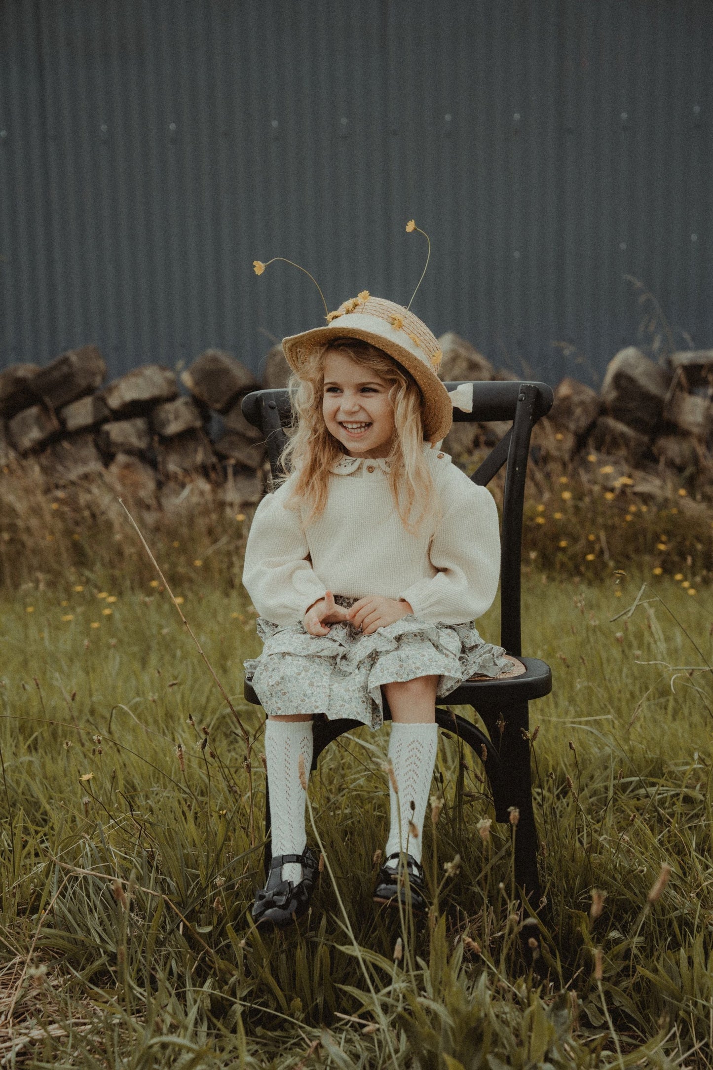 Waffle Plaid Sundress - Beige