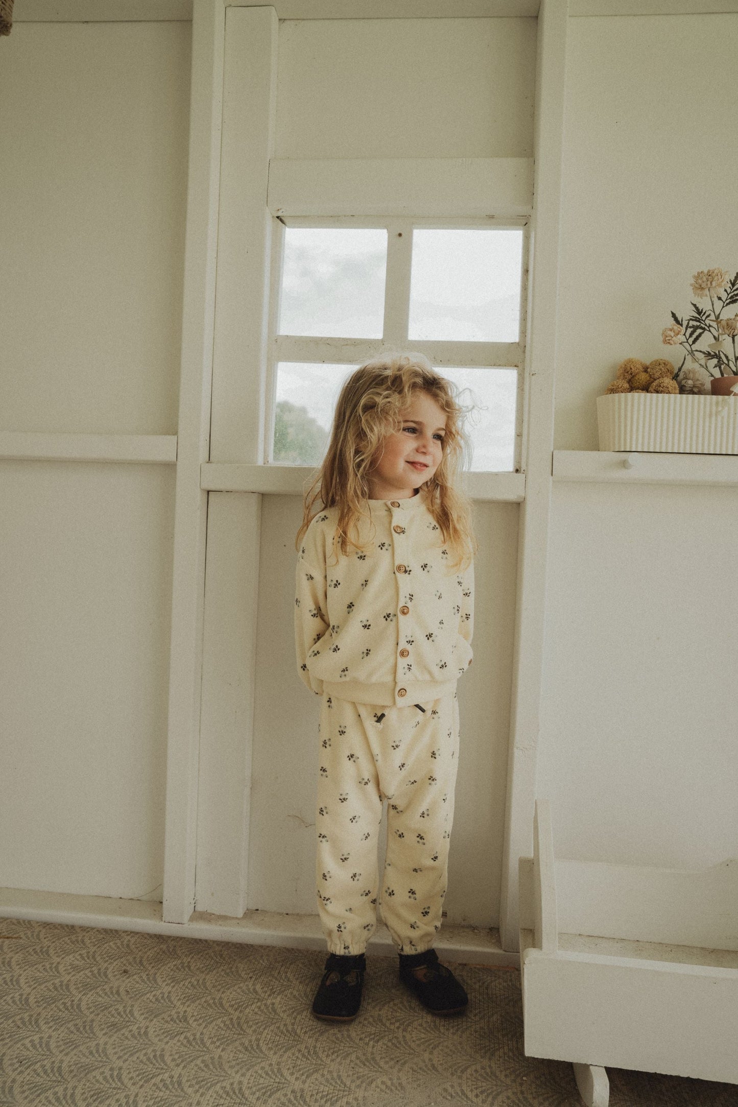 Blueberry Printed Knitted Shirt - Blueberry