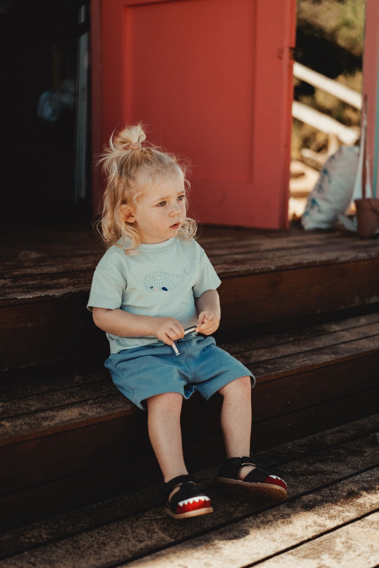 Ocean Printed T-Shirt - Little Whale